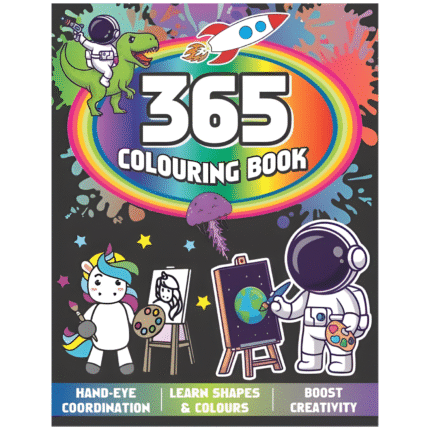 365 Colouring Book for Kids | One Page for Every Day | Fun & Creative Activity Book