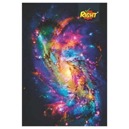 Galaxy Nebula Print Diary Notebook – Premium Space Theme Journal for Students, Office Use, Daily Writing & Gifting