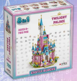 CASTLE 8 IN 1 BUILDING BLOCKS