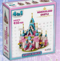 WONDERLAND CASTLE 410 BUILDING BLOCKS